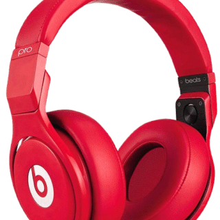 red Beats by Dr. Dre wireless headphones